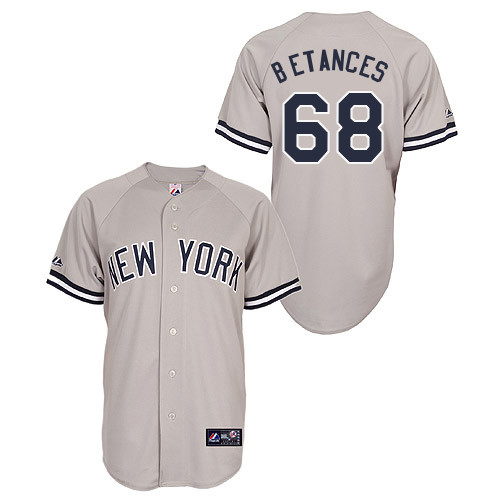 Dellin Betances #68 Youth Baseball Jersey-New York Yankees Authentic Road Gray MLB Jersey